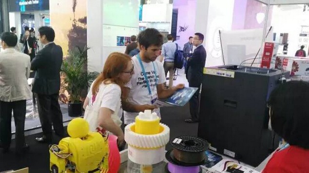 CES Asia“亚洲消费电子展 天威3d打印机展位